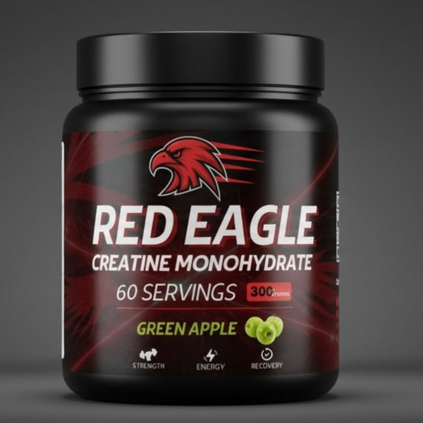 CREATINE MONOHYDRATE – GREEN APPLE 🍏 | 60 SERV , 300G